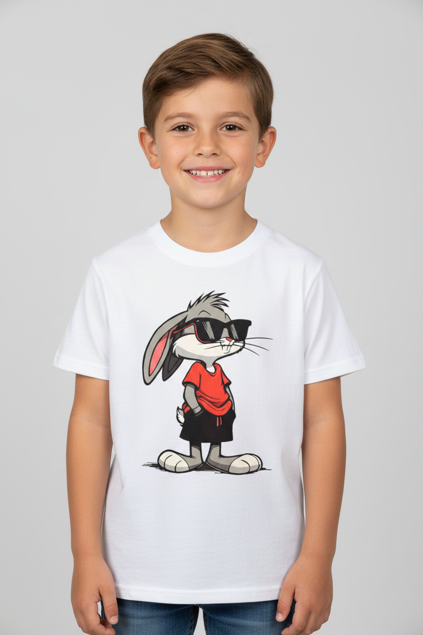 Kinder Basic T-Shirt Hase