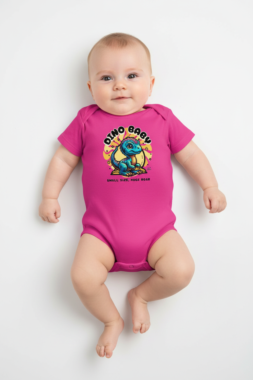 Baby - Bright Pink romper