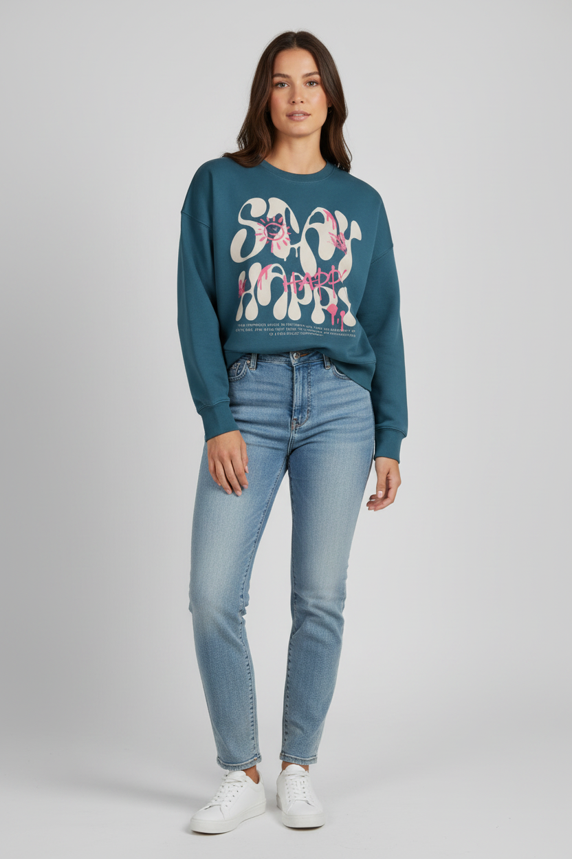 Deep Teal - Female Model