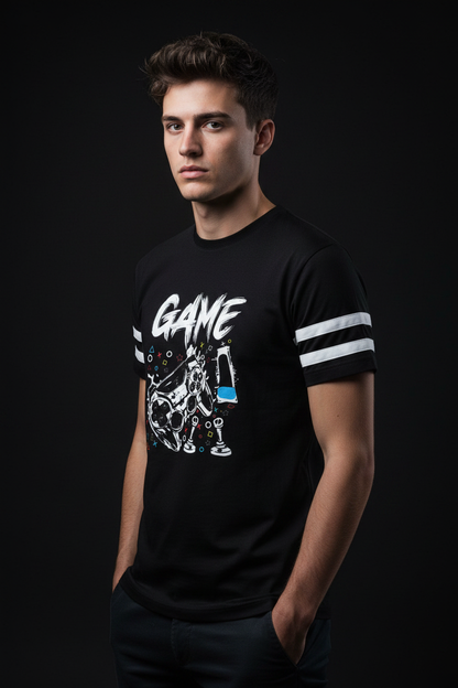 Black/White - Dark Studio Side Angle