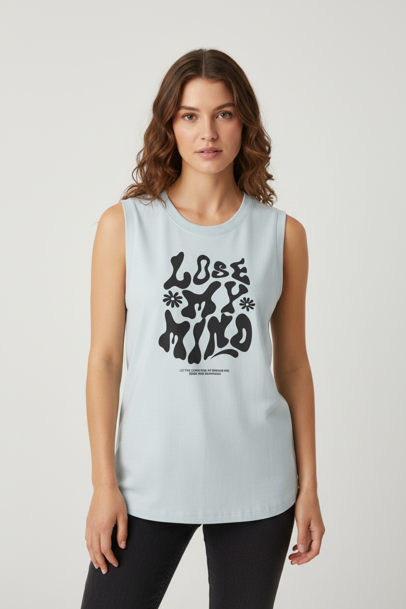 Female model - Blue Ice