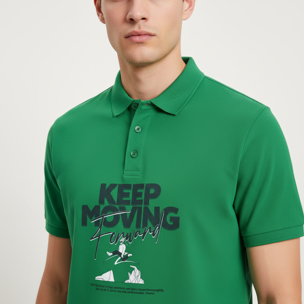 Close-up - Jolly Green polo