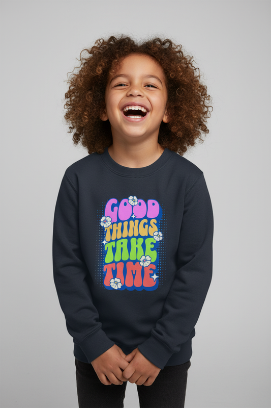AWDis Kids Sweatshirt Good things