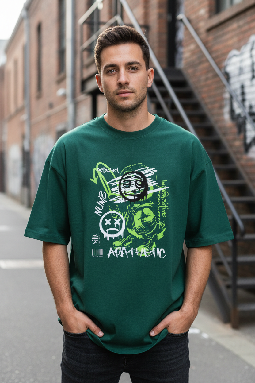 Green - Heavy Oversize Tee