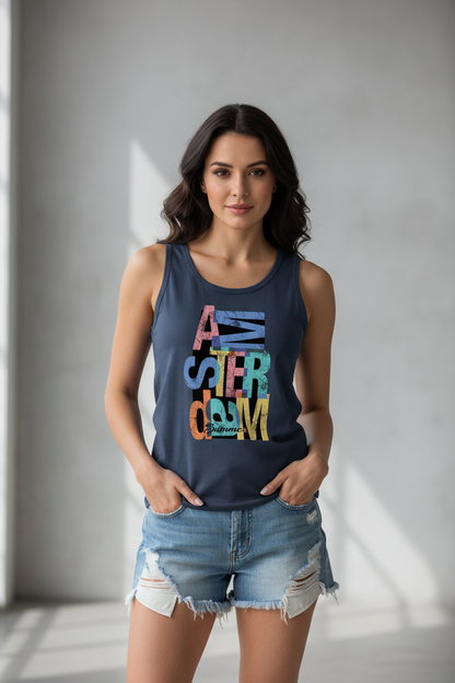 Navy - SoftStyle Tank Top