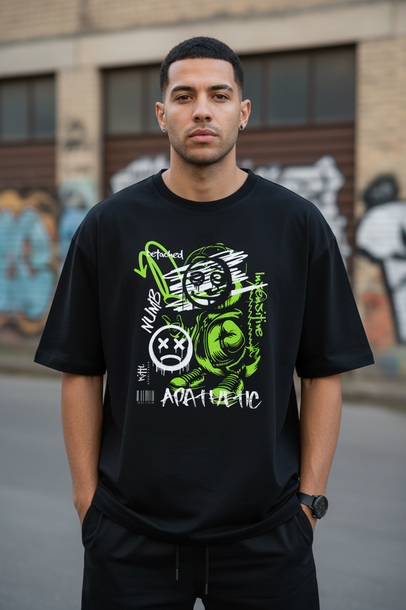 Black - Heavy Oversize Tee
