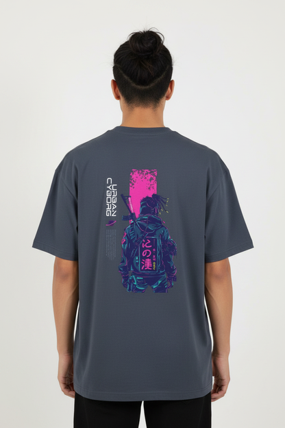 Male model back - Navy