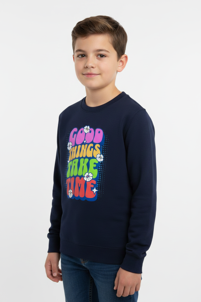 AWDis Kids Sweatshirt Good things