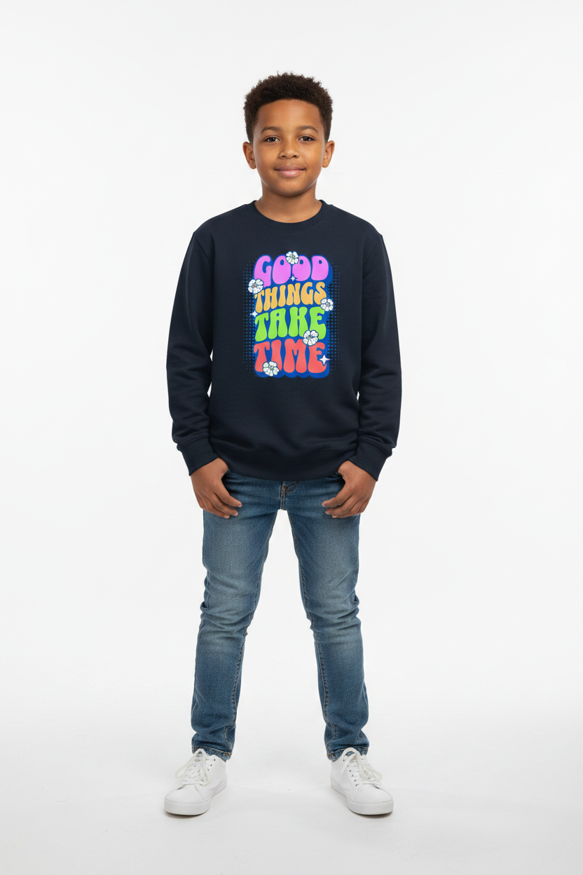 AWDis Kids Sweatshirt Good things