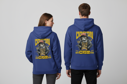 Worker Blue - Female and Male Models Back View