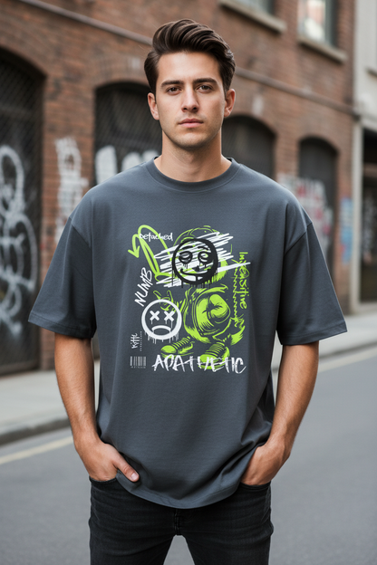 Charcoal Heather - Heavy Oversize Tee