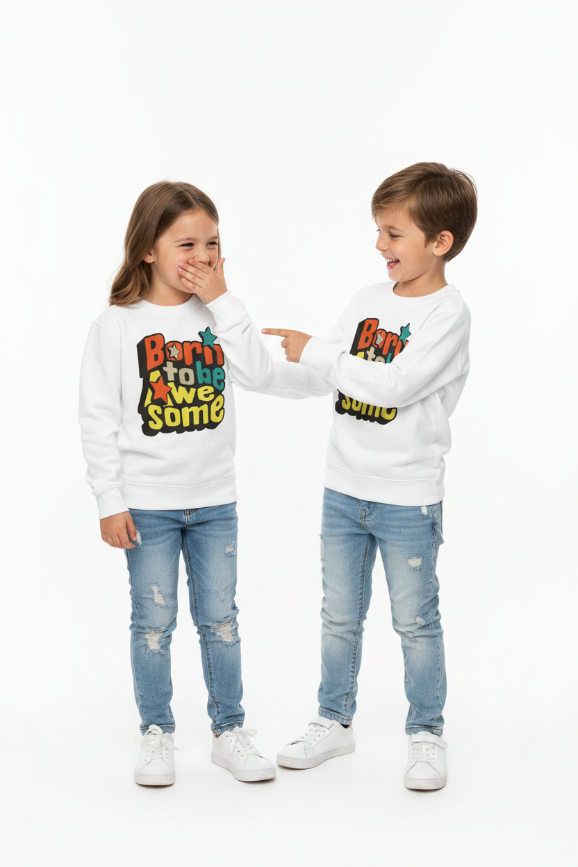 AWDis Kids Sweatshirt Awesome