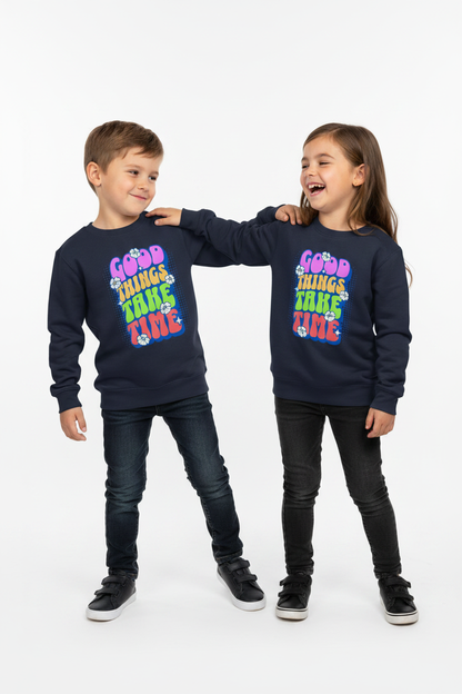 AWDis Kids Sweatshirt Good things