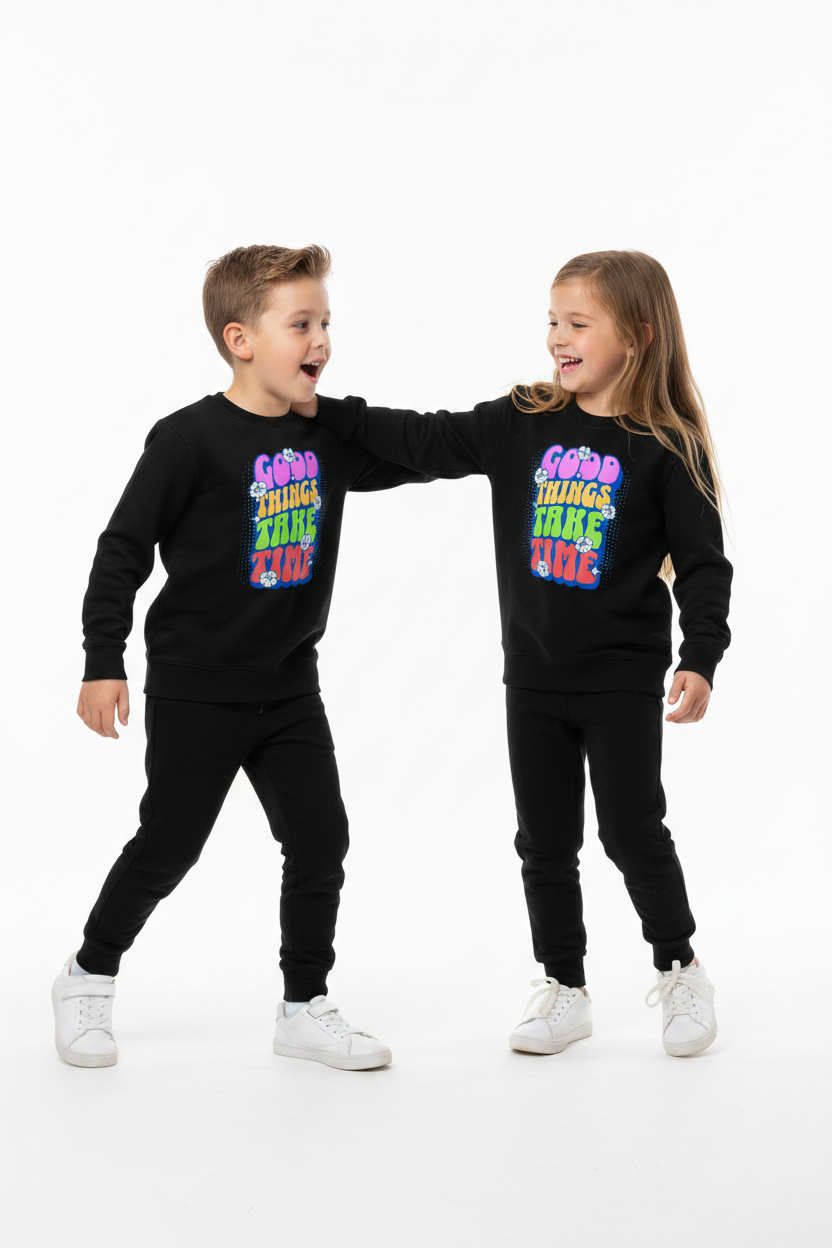 AWDis Kids Sweatshirt Good things