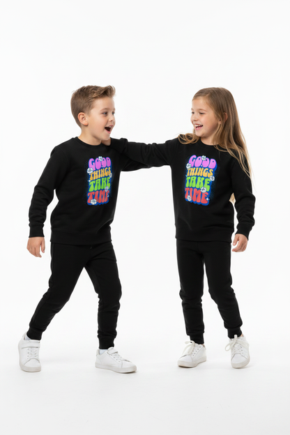 AWDis Kids Sweatshirt Good things