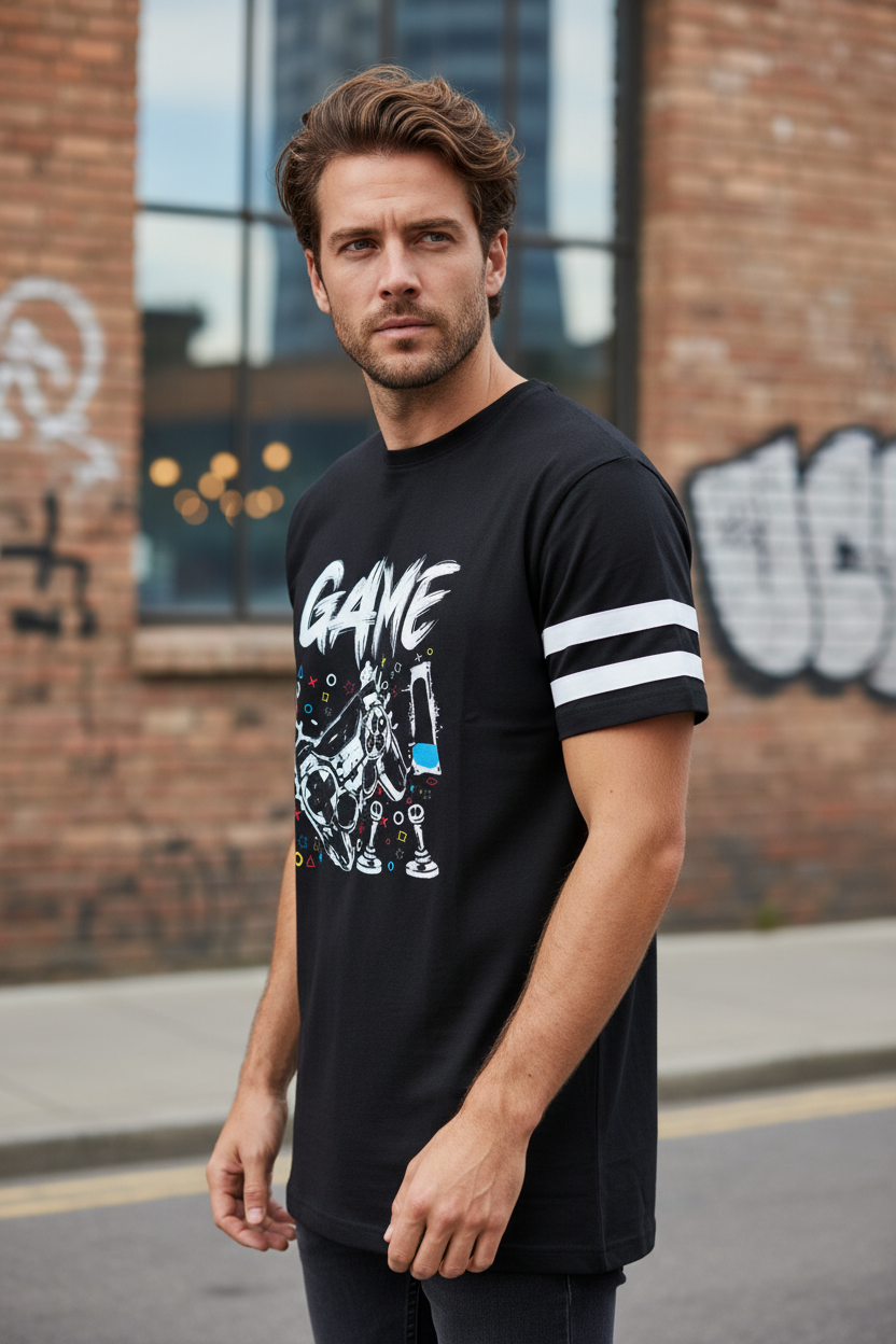 Black/White - Three-Quarter Urban