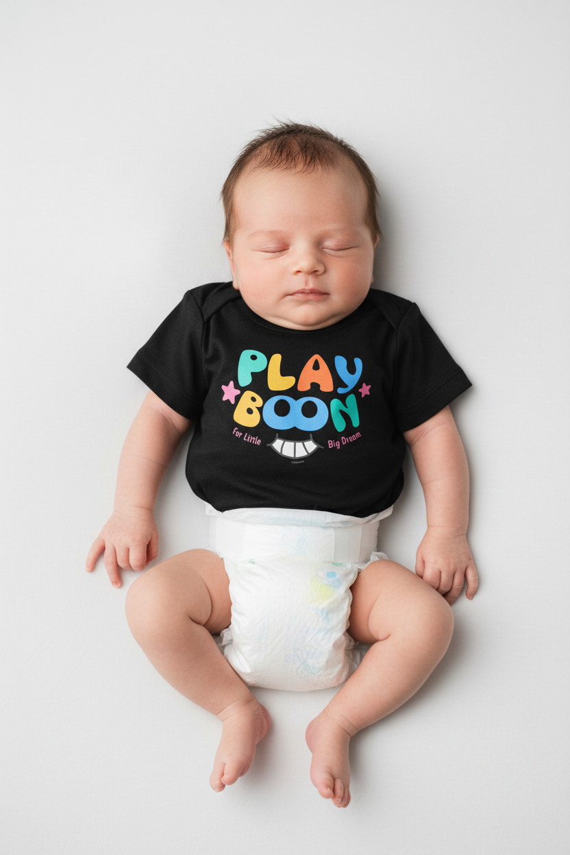 Newborn - Black T-shirt studio